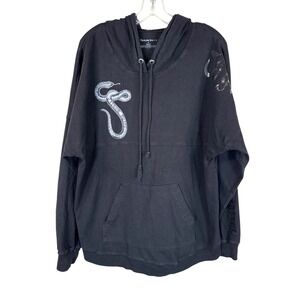 Taylor Swift Reputation Spirit Jersey Hoodie Pullover‎ Sweatshirt Black Medium